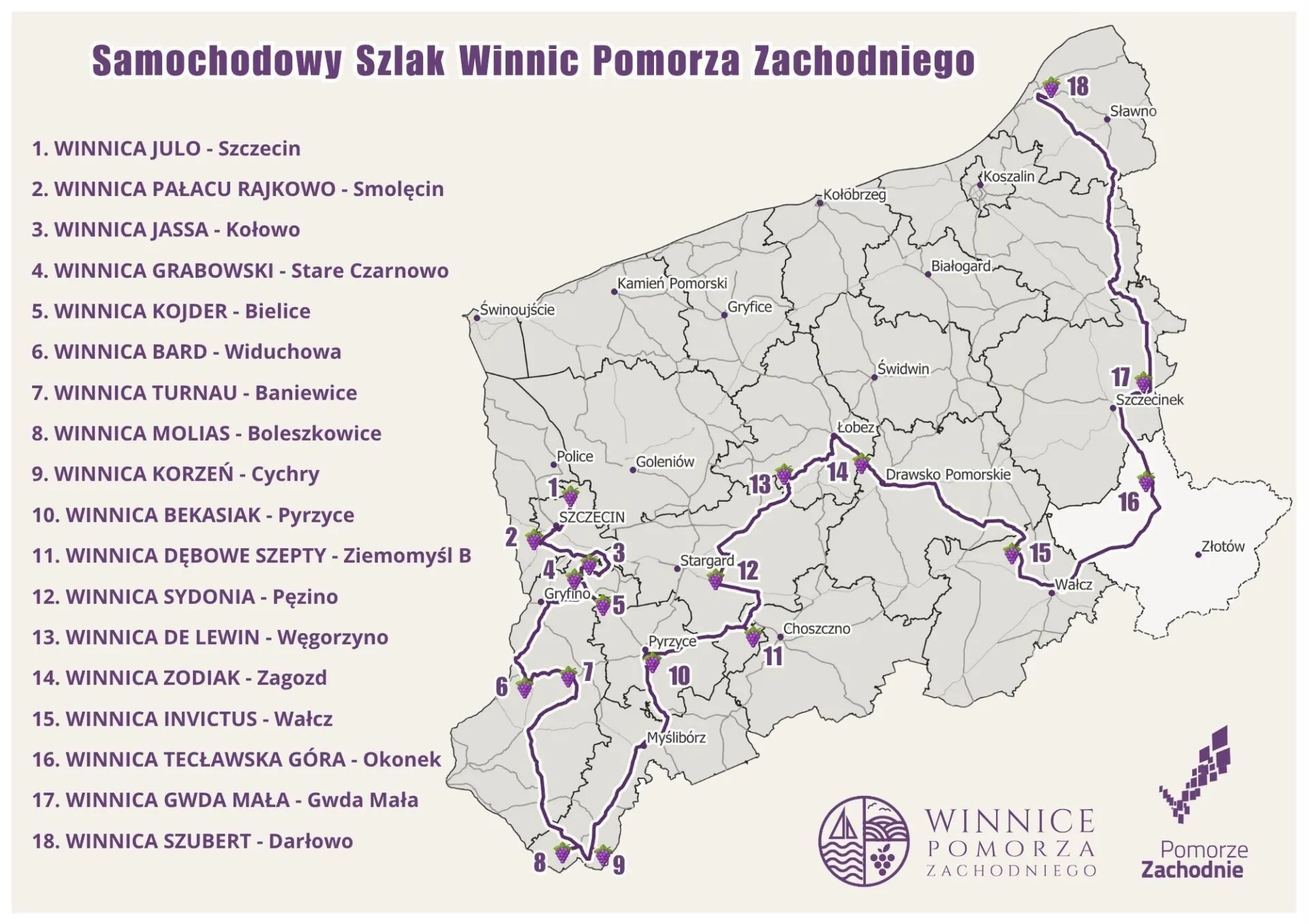 Szlak Winnic Pomorza Zachodniego