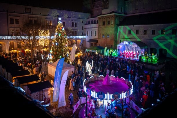 Świąteczny klimat na zamku