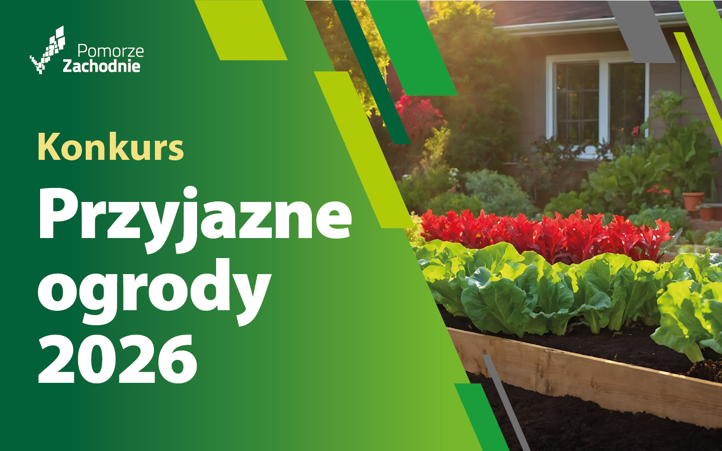 Tablica informacyjna konkursu Przyjazne ogrody 2026