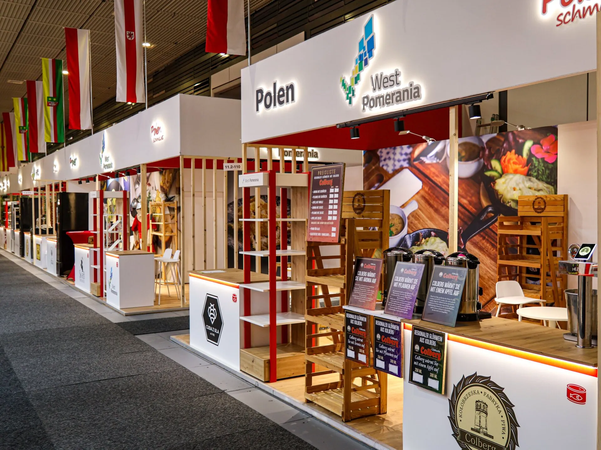 Stoiska wystawiennicze przygotowane dla Pomorza Zachodniego