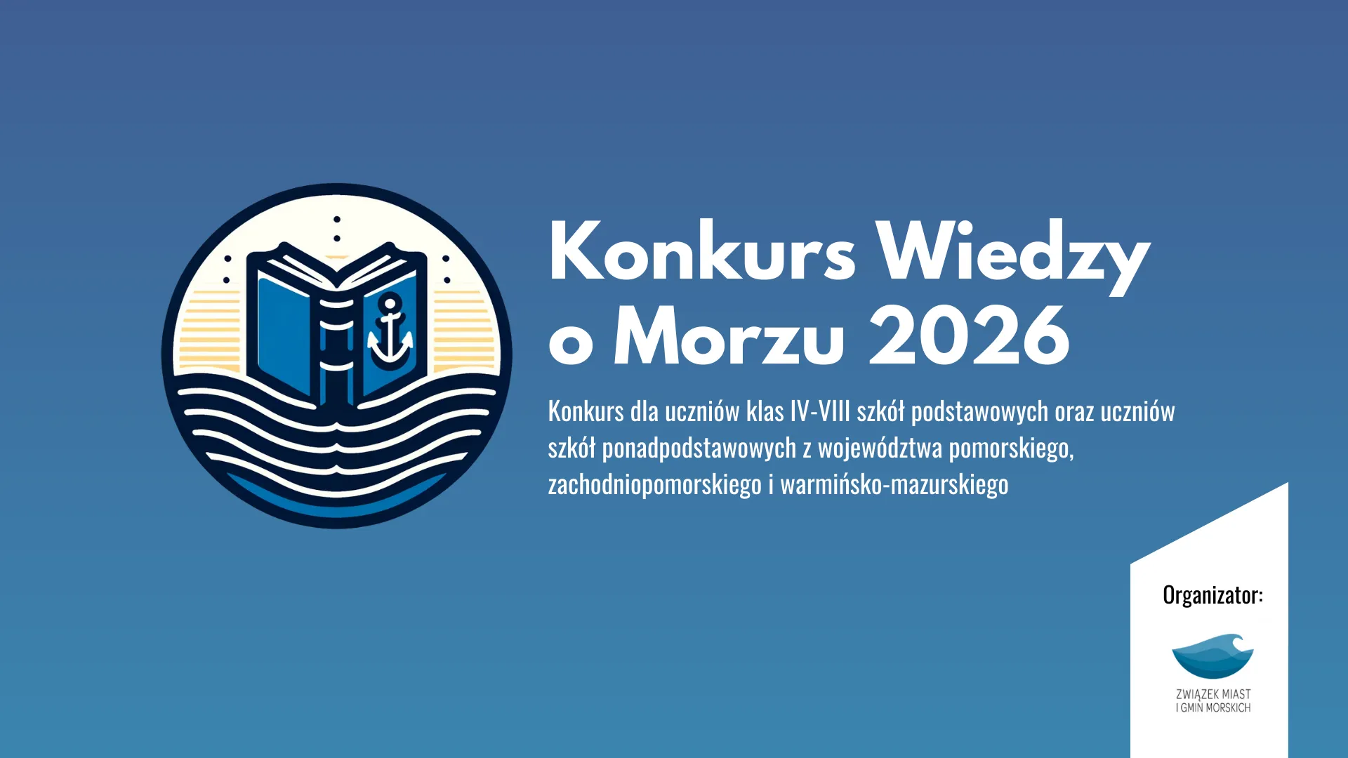 Konkurs wiedzy o morzu 2026
