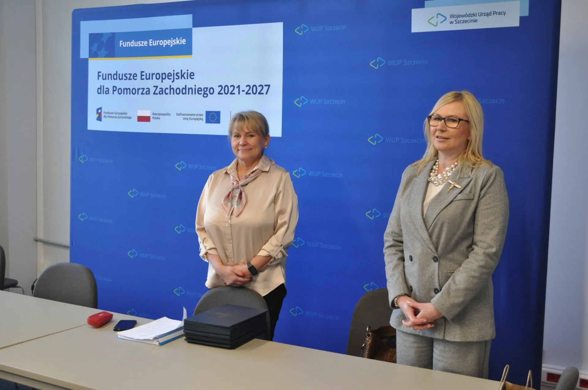 Od lewej Kinga Jacewicz i Anna Bańkowska