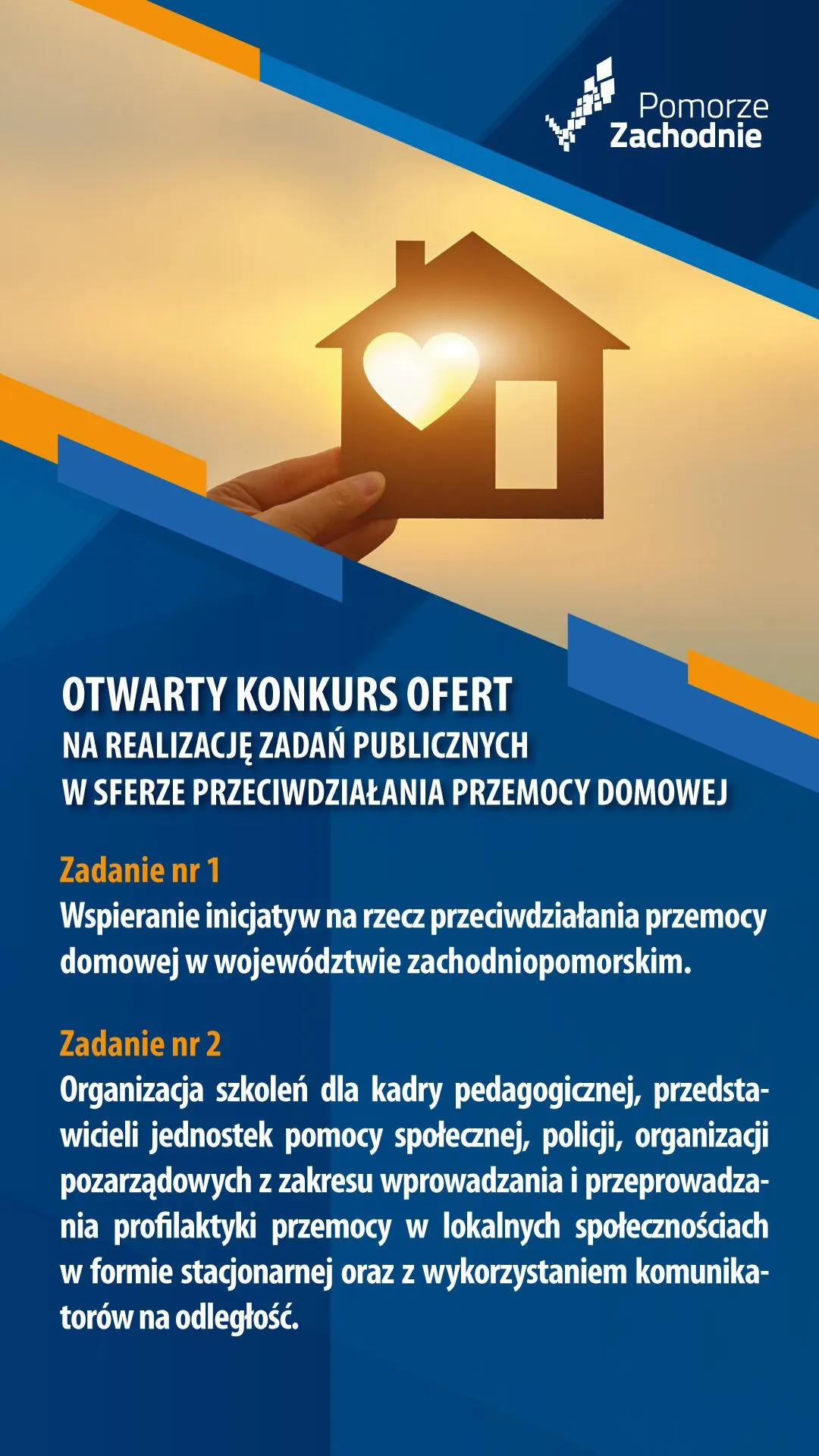 Otwarty konkurs ofert na dwa zadania w sferze przeciwdziałania przemocy domowej
