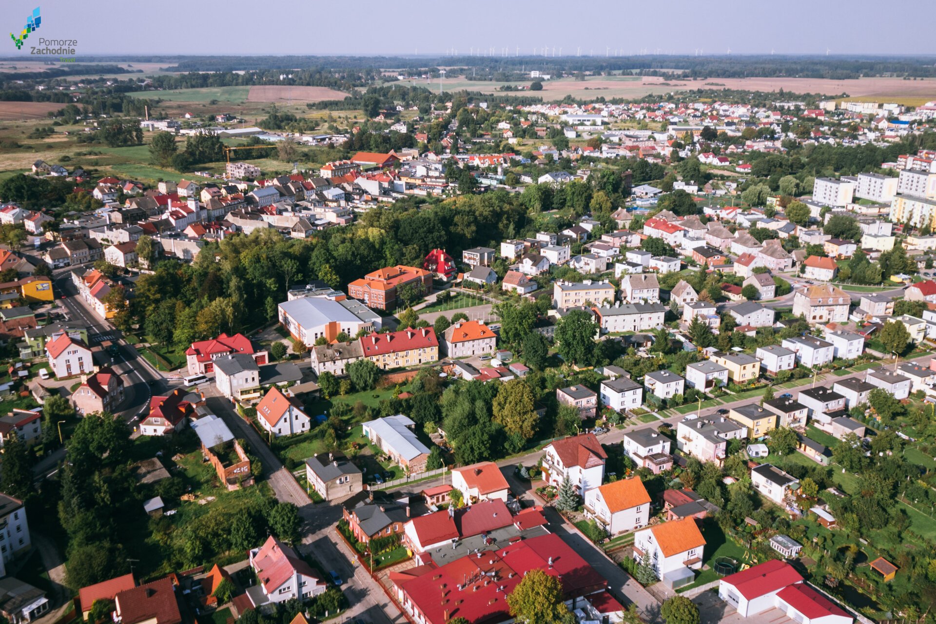 Sianów z lotu ptaka