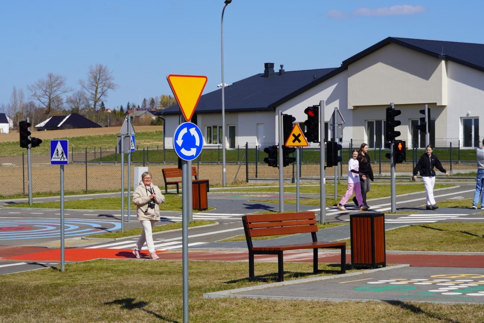 plac manewrowy w miasteczku rowerowym