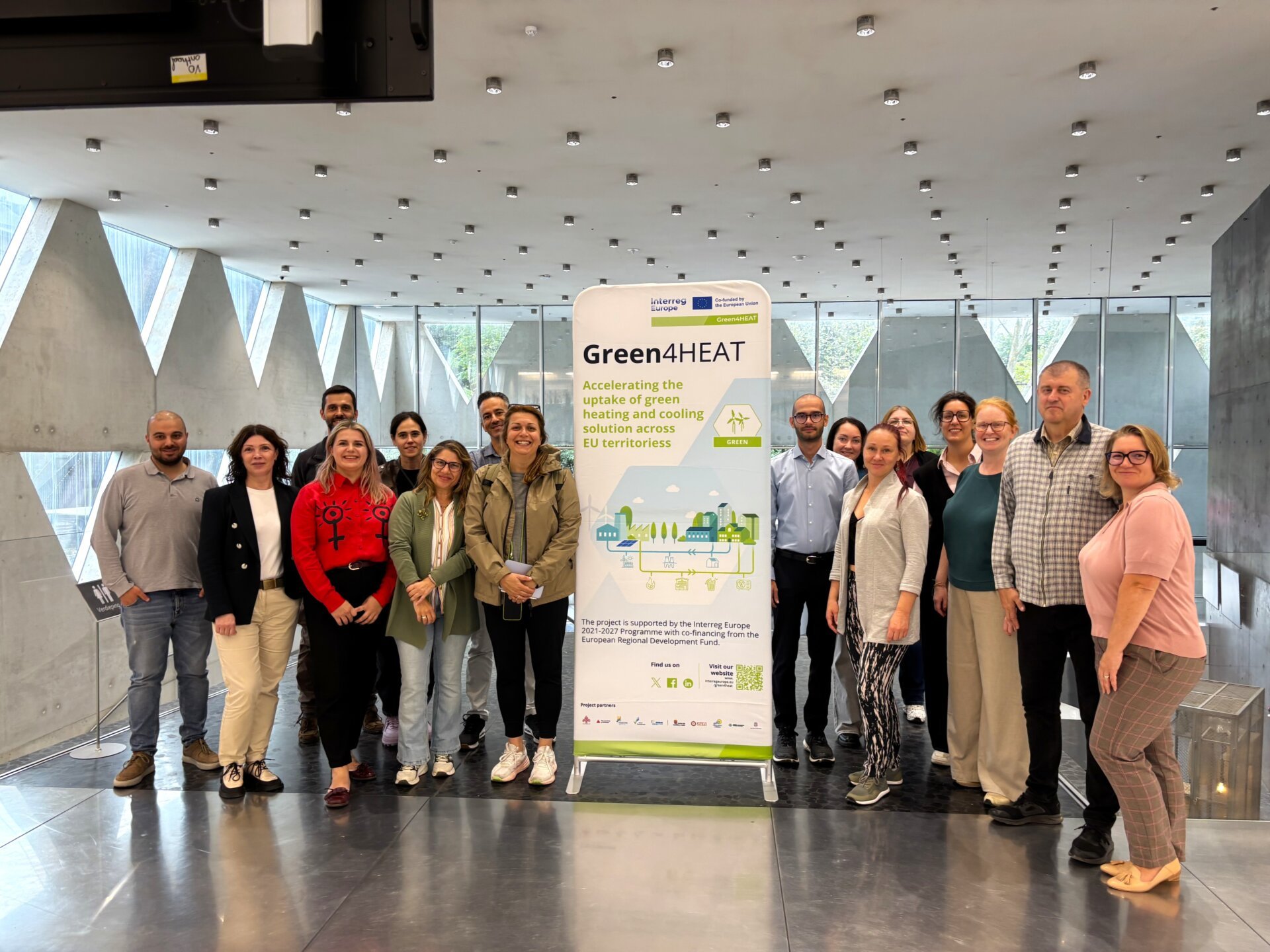 Uczestnicy wizyty studyjnej w Antwerpii projket Green4HEAT