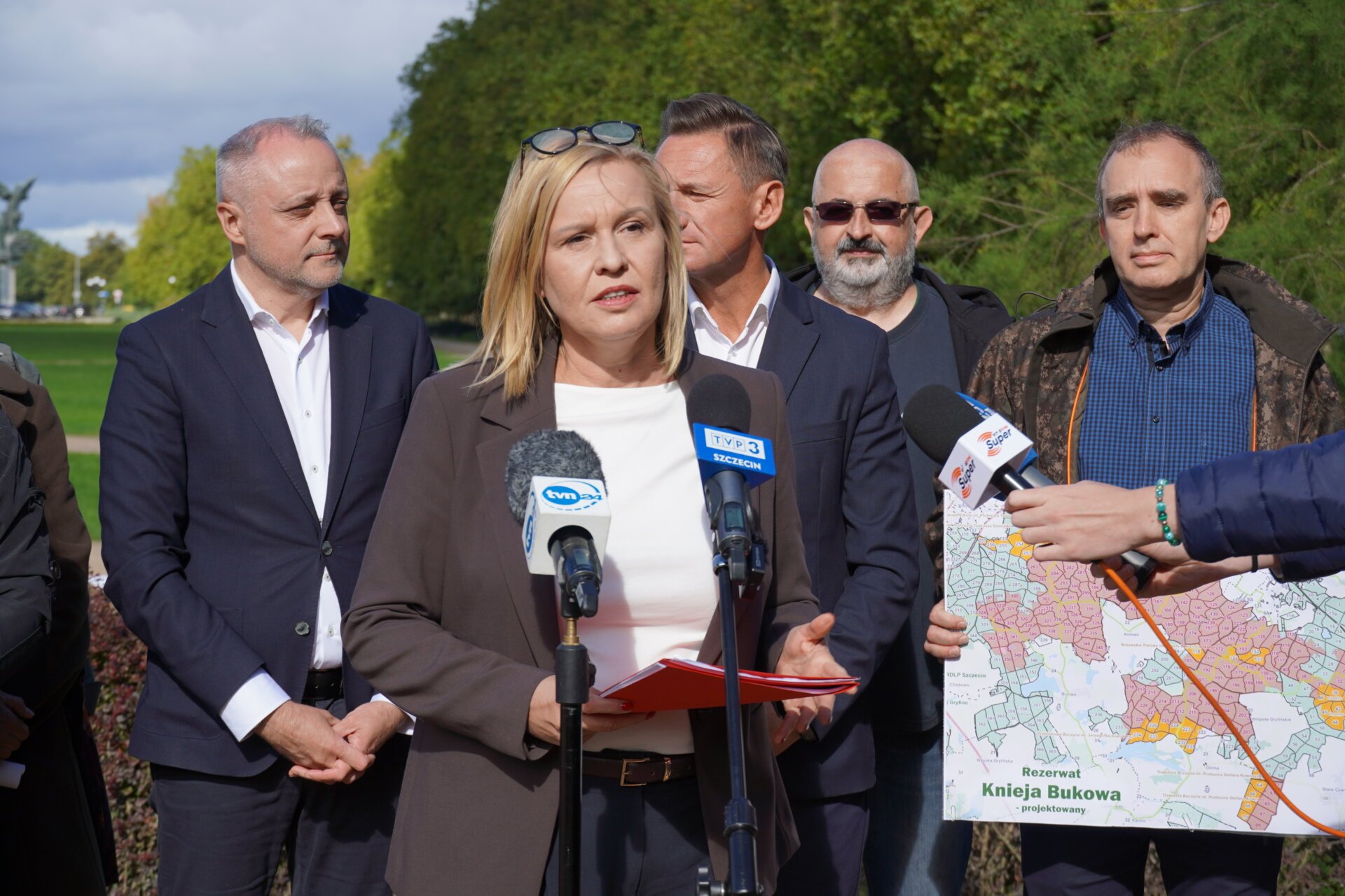 konferencja prasowa z udziałem posłanki na Sejm Magdaleny Filiks