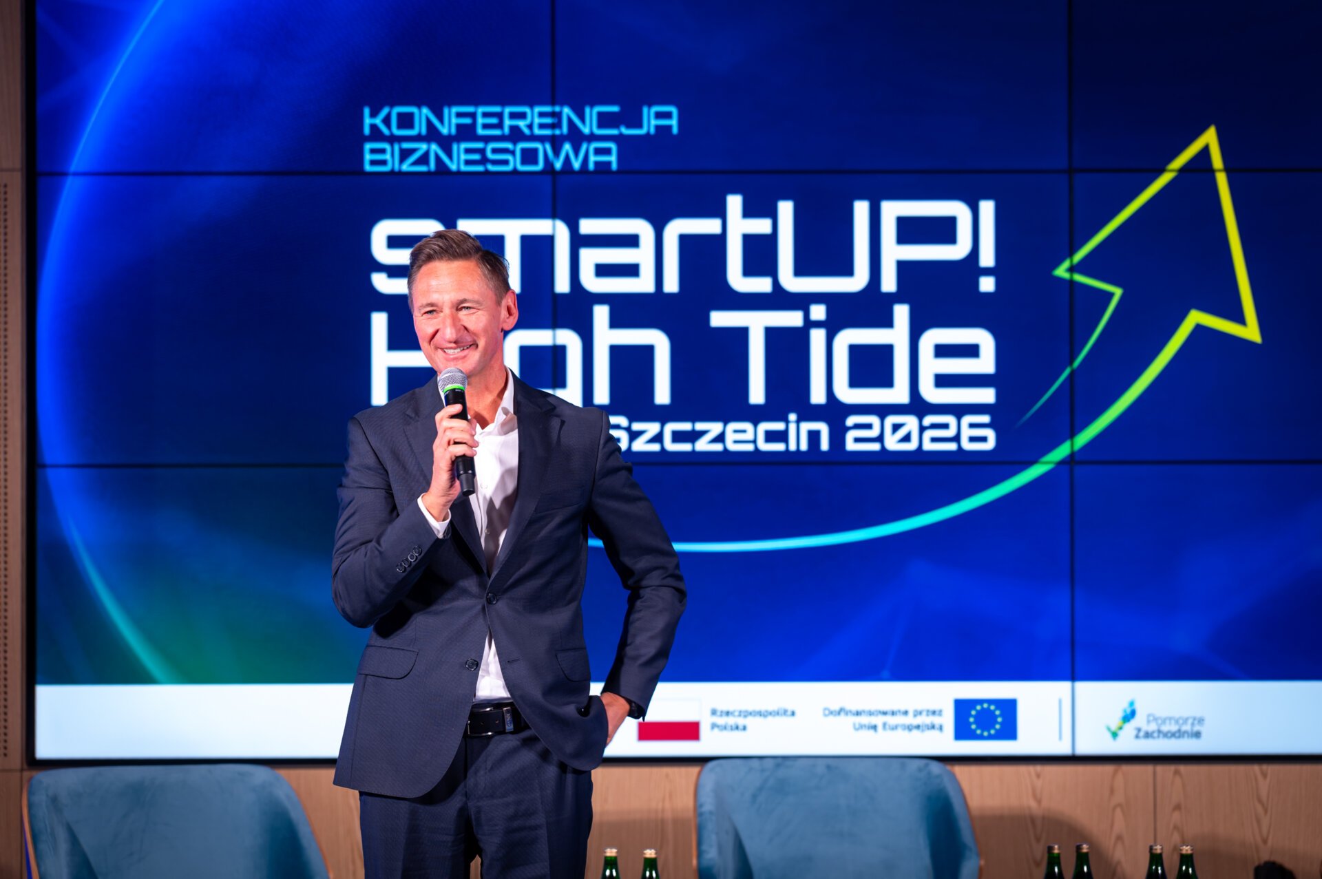 marszałek Olgierd Geblewicz podczas otwarcia konferencji SmartUP